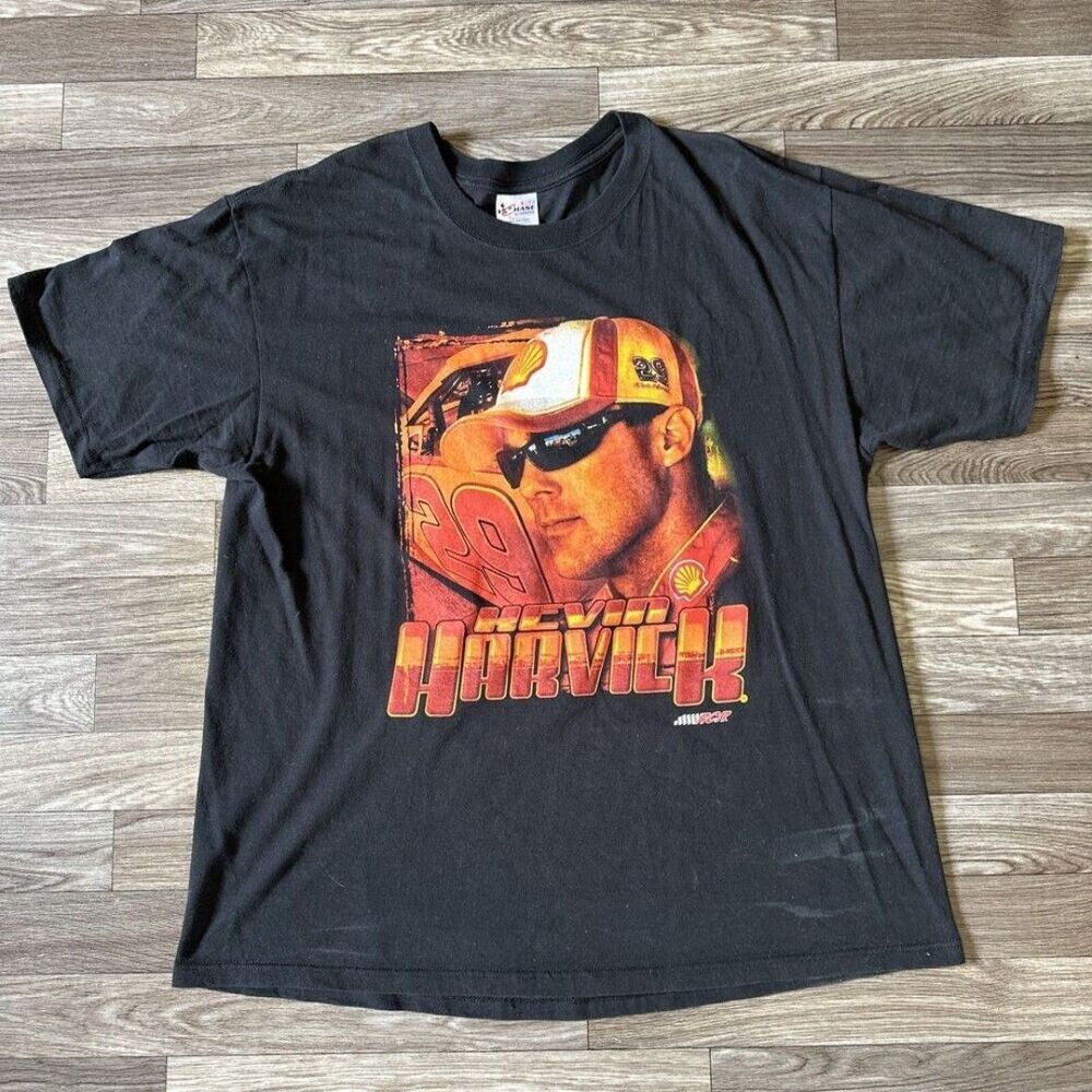 Vintage Chase Authentics Kevin Harvick Nascar Shirt; Men’s XL; #29 Double Sided